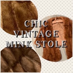 Vintage mink stole